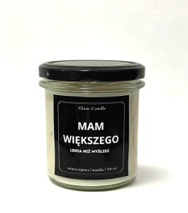 Świeca Mam Większego Lenia Niż Myślisz