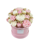 Candle Flower Box Róż XL  