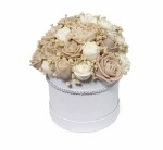 Candle Flower Box Beż XL   