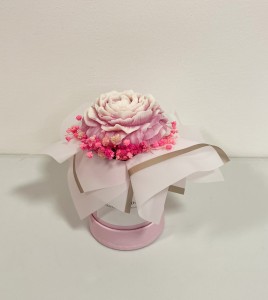 Mały Candle Flower Box Piwonia 