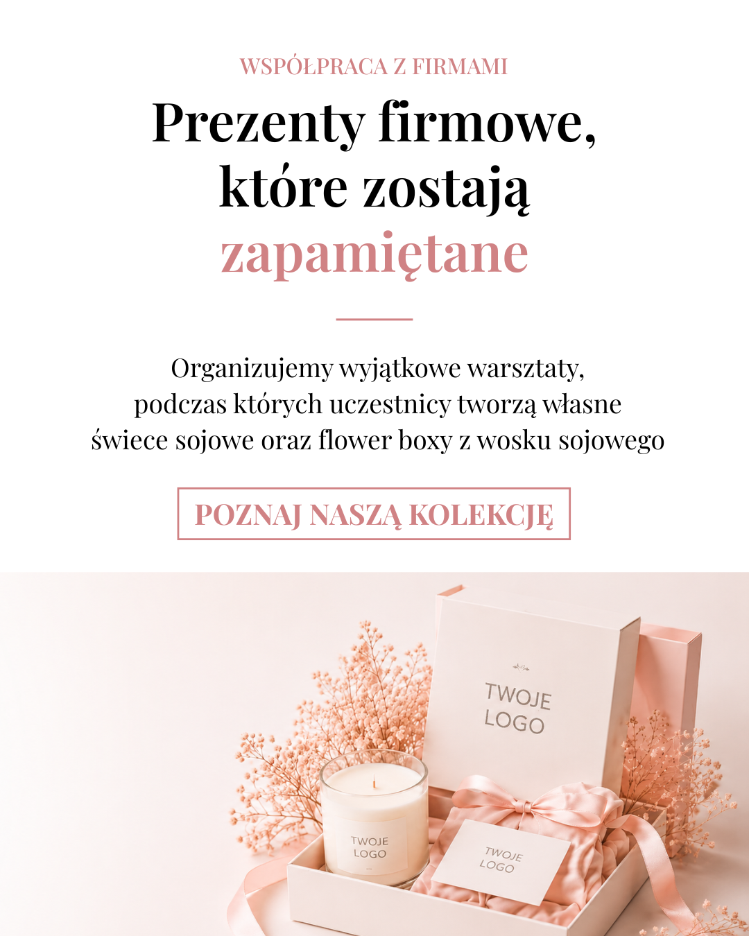 Glam Candle - współpraca z firmami